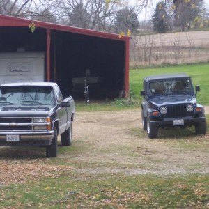 our jeep and truck