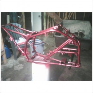 after frame was painted