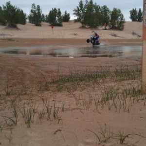 Me on my 01 blaster at silverlake. All stock except k&n filter and bored .20