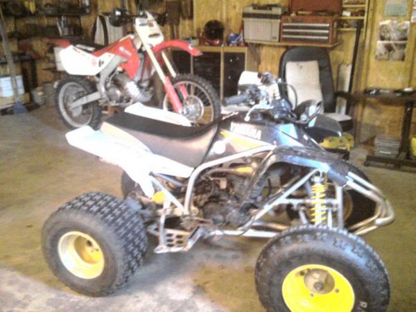 2002 Yamaha YFS 200 Blaster
1998 Honda CR250R