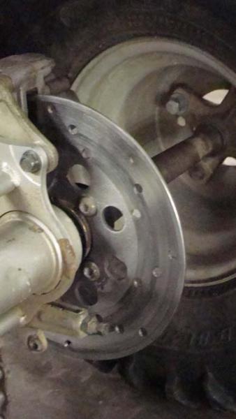 drilled rotor