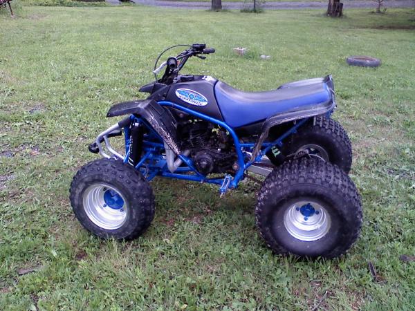 Got it a little muddy and put Monster shock covers on.