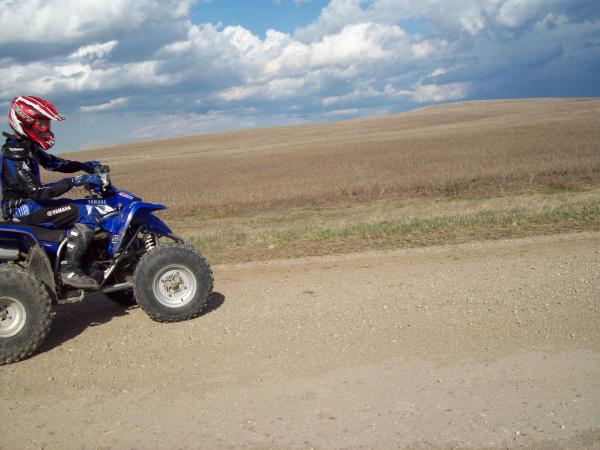 me riding