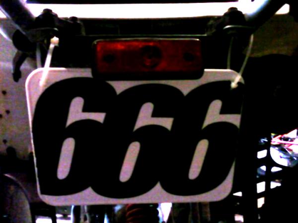 my number... fear the 666