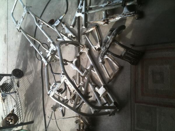 parts ready for paint