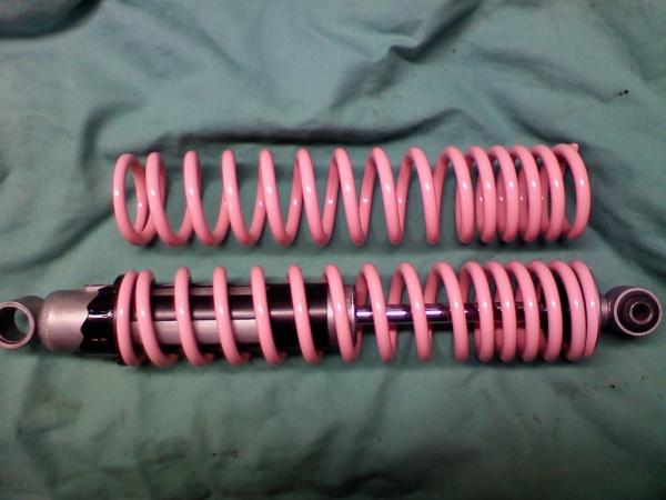 Pastel pink Shee shocks
