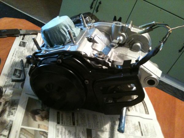 Put covers on and painted.