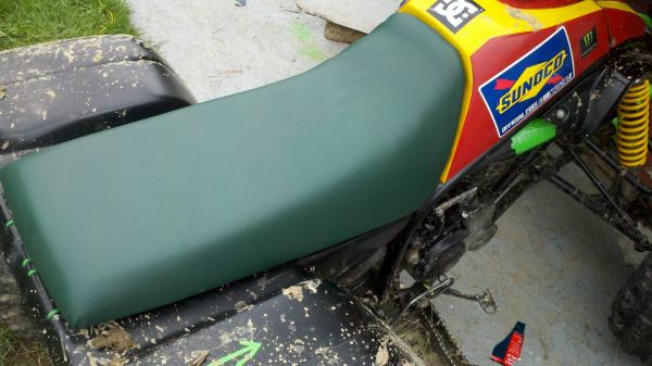 Rewrapped the seat