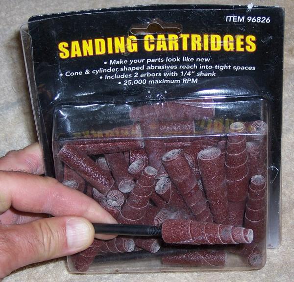 Sanding cartrifges