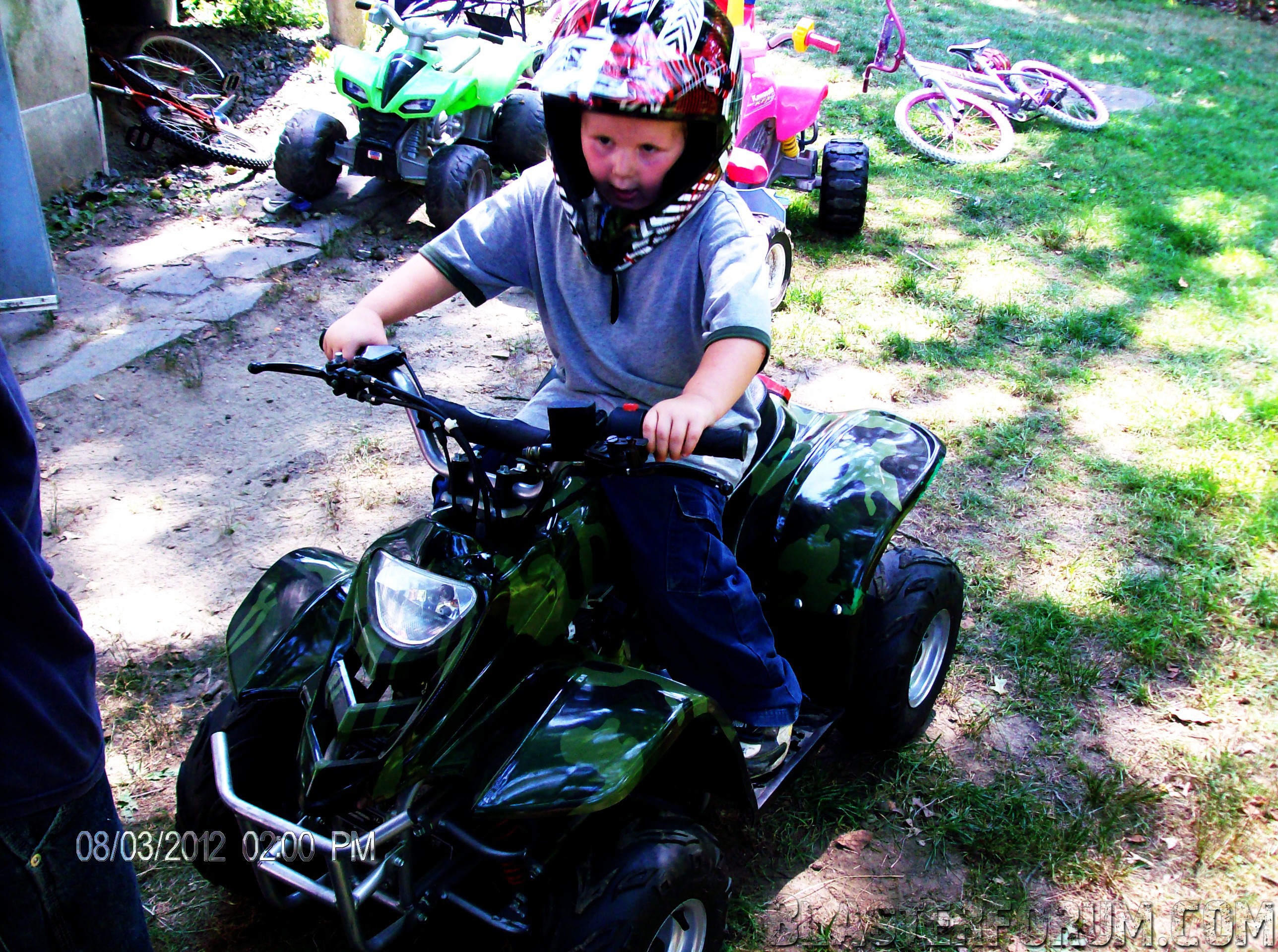 son on his lifan 90 like 3 years ago