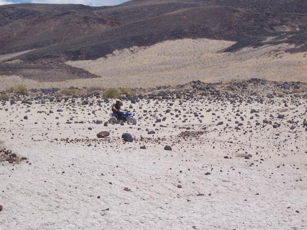 Weird land scape out here! Lots of lava rocks that look like they were place there by somebody.